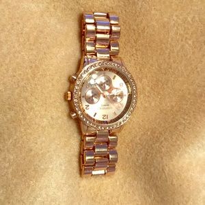 Aeropostale gold watch